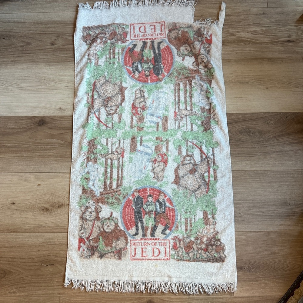 Vintage 1983 Star Wars Return of the Jedi Bath‎ bath/beach towel